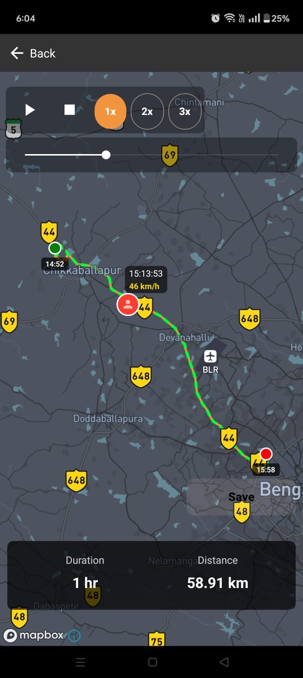 TripQube ride storybook with photos and route